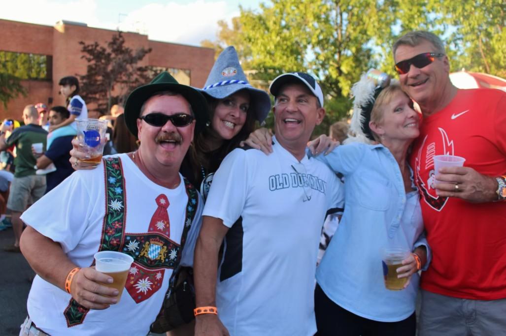 Families at the festival